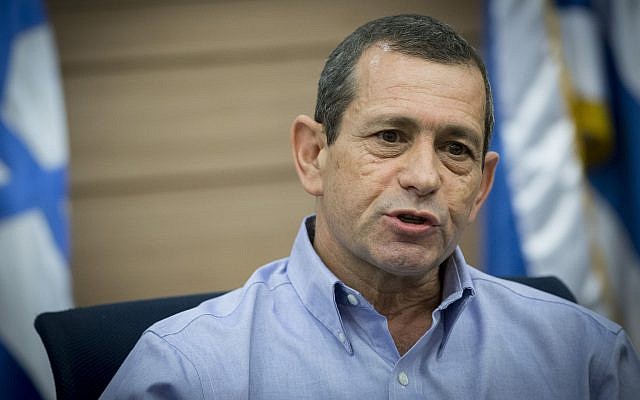 El jefe de Shin Bet, Nadav Argaman, asiste a una reunión de la Comisión de Defensa y Asuntos Exteriores de la Knesset el 20 de marzo de 2017. (Yonatan Sindel / Flash90)