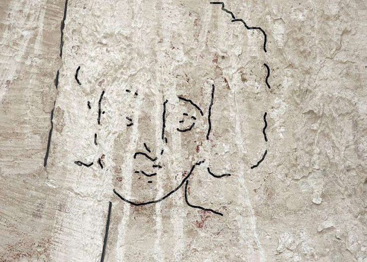 La imagen del rostro de Jesús en la iglesia de Negev, es una de las más antiguas de Israel