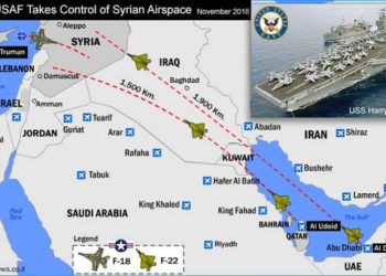 Fuerza Aérea de EE.UU toma el control de los cielos en Siria