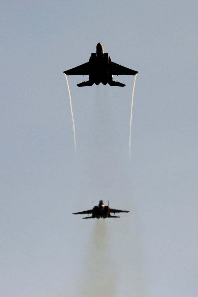Los F-15 son, junto a los F-16, los aviones más usados por Israel en sus ataque sobre blancos iraníes en Siria (Reuters)