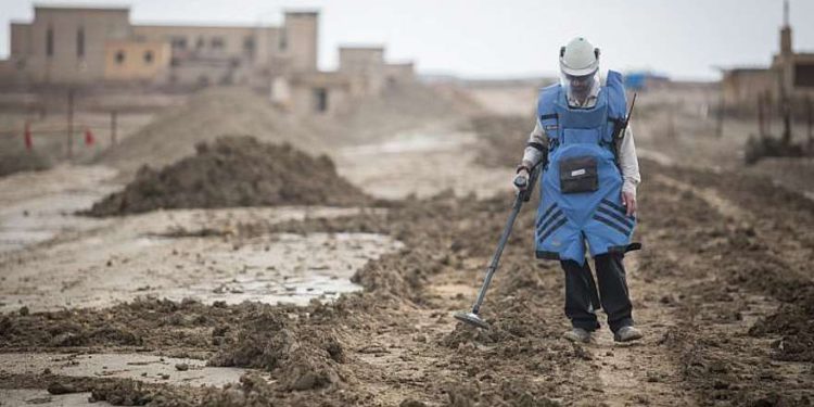 Más de 1,500 minas terrestres se despejaron en “el sitio del bautismo de Jesús” en el río Jordán