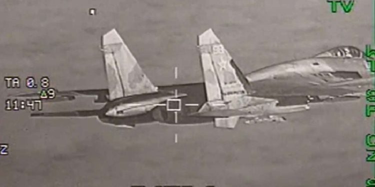 Fuerza aérea belga interceptó cazas rusos Flanker Su-27