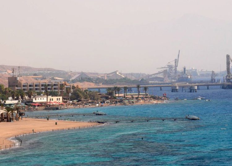 Imagen ilustrativa del puerto de Eilat (Jorge Novominsky / Flash90)