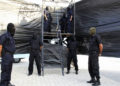 Ilustrativo: se prepara una horca para una ejecución en Gaza, 2013 (AP / Ministerio del Interior de Gaza)