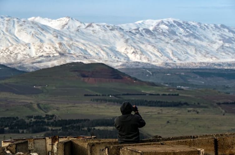 Soldados israelíes cerca del monte Hermón en la frontera con Siria, 20 de enero de 2019. Gil Eliahu