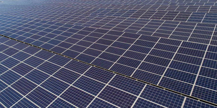 Solar panels at one of the projects of Enlight Renewable Energy. (photo credit: RACHAF PRO DRONE)