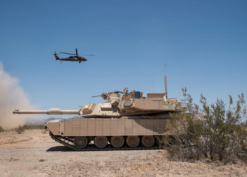 TROPHY de Rafael en US Abrams 1. (Crédito de la foto: RAFAEL ADVANCED ADVANCED DEFENSE SYSTEMS)