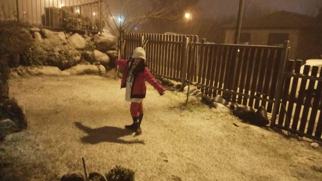 Nieve en Jerusalén, 16 de enero de 2019.