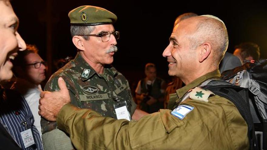 La delegación israelí en Brasil (Foto: Unidad de Portavoces de las FDI)
