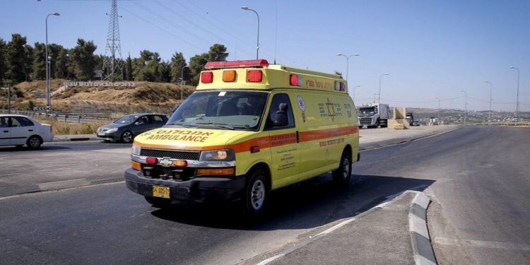 Una foto ilustrativa de una ambulancia perteneciente al servicio de ambulancias Magen David Adom. (Gershon Elinson / Flash90)