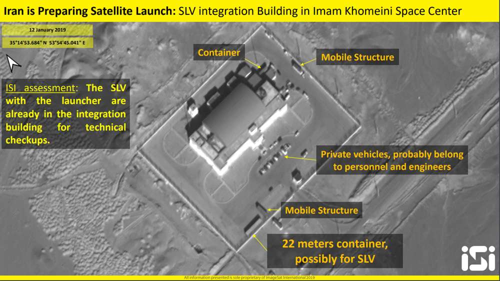 Fotografías satelitales revelan que Irán se prepara para lanzar dos satélites al espacio