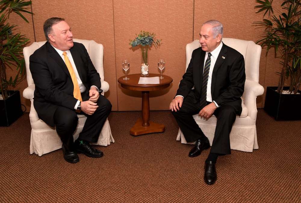 Pompeo se reunirá con Netanyahu y Gantz durante su visita a Israel