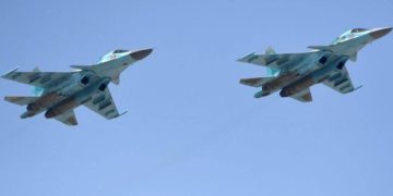 Dos cazas Su-34 de Rusia colisionaron en pleno vuelo sobre el mar de Japón