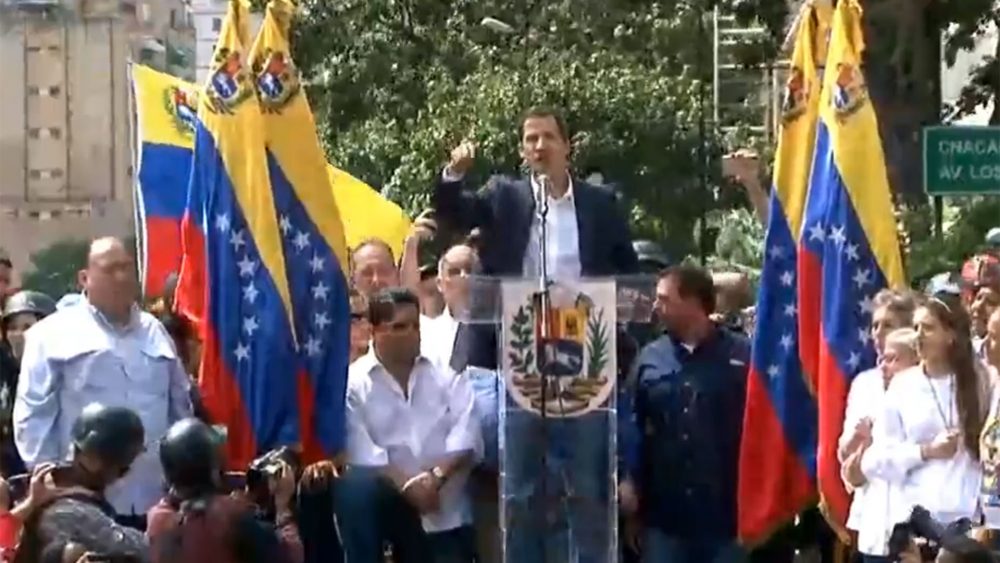 Estados Unidos reconoce a Juan Guaidó como presidente interino de Venezuela