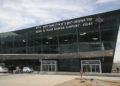 El nuevo Aeropuerto de Ramon durante la ceremonia de apertura oficial, 21 de enero de 2019. (Yonatan Sindel / Flash90)
