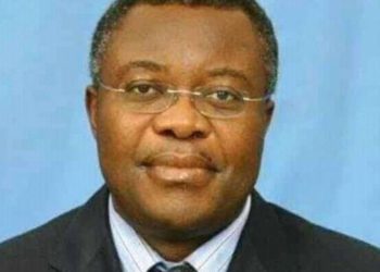 El viceministro de justicia de Camerún, Jean de Dieu Momo, habla a la red Crtv el domingo 3 de febrero de 2019 (captura de pantalla)