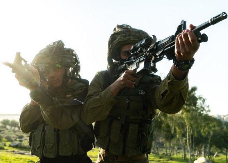 Juegos de guerra de las FDI en el norte que simulan un conflicto con hezbollah. (Crédito de la foto: IDF SPOKESMAN'S UNIT)