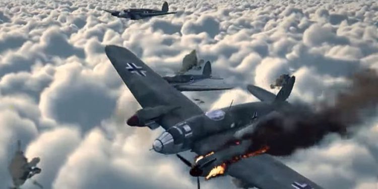 Grabaciones de la Segunda Guerra Mundial muestran la realidad de las intensas batallas aéreas y navales