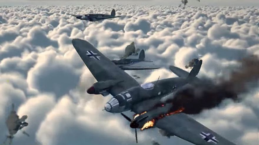 Grabaciones de la Segunda Guerra Mundial muestran la realidad en las  intensas batallas aéreas y navales