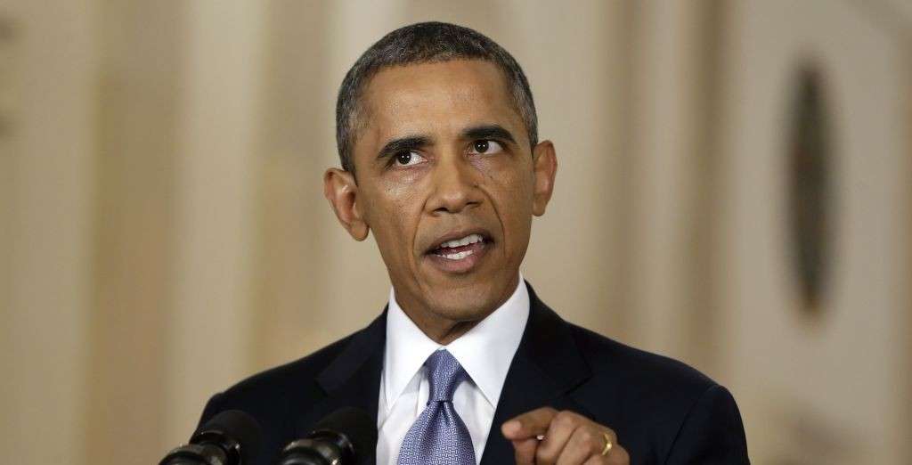 El presidente de los Estados Unidos, Barack Obama, se dirige a la nación en un discurso televisado en vivo desde la Sala Este de la Casa Blanca en Washington, martes 10 de septiembre de 2013 (crédito de foto: AP / Evan Vucci, Pool)