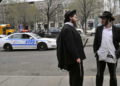 Illustrative. Ultra-Orthodox Jews in Crown Heights, Brooklyn, New York. March 21, 2012. (Serge Attal/FLASH90/File)