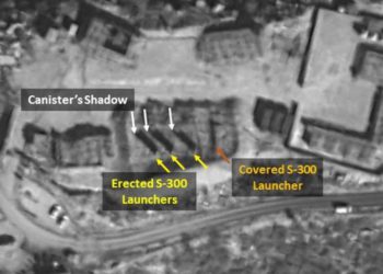 Sistemas S-300 de Rusia en Siria, en posición operativa, según imágenes satelitales