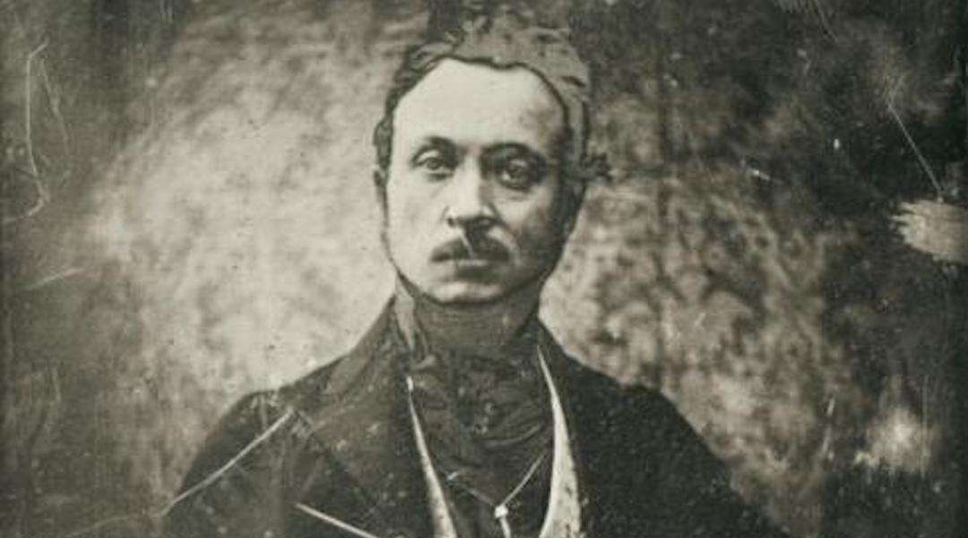 Joseph-Philibert Girault de Prangey aparece en un autorretrato de daguerrotipo en 1841. (Wikimedia Commons)
