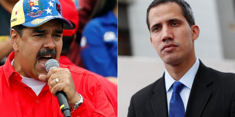 El presidente venezolano Nicolás Maduro y el líder opositor Juan Guaidó (Reuters)