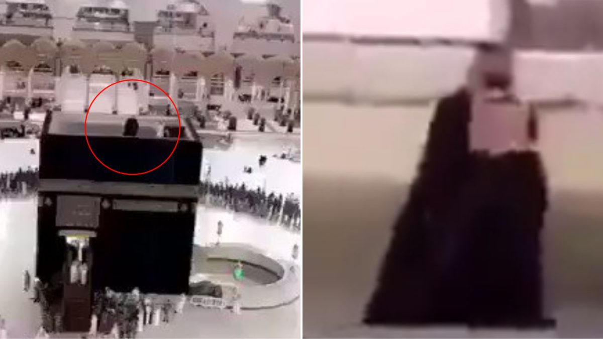 El príncipe heredero de la corona saudita se sube sobre la Kaaba de la Meca y enfurece a sus adversarios