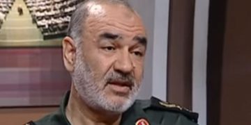 Bergantín. El general Hossein Salami, el segundo al mando del Cuerpo de la Guardia Revolucionaria Islámica. (Captura de pantalla de YouTube)