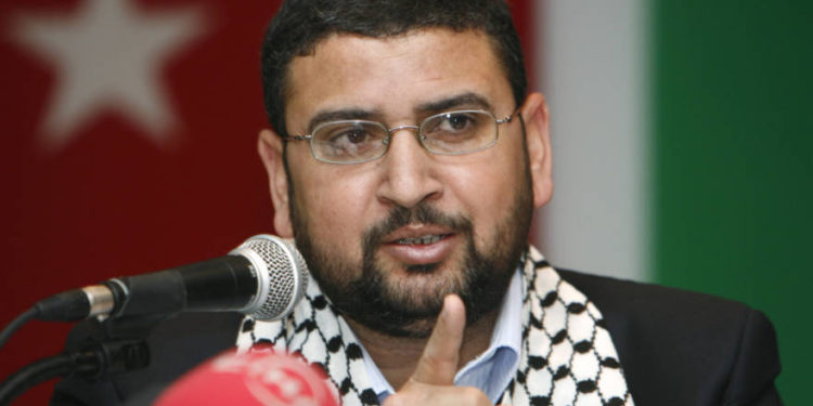 El portavoz de Hamas, Sami Abu-Zuhri. (Crédito de la foto: REUTERS / OSMAN ORSAL)