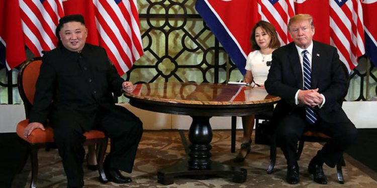 La cumbre TTrump-Kim en Hanoi, Vietnam (foto: Reuters)
