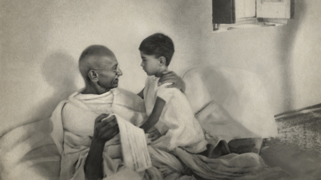 Arun y Mohandas Gandhi (Foto: Cortesía)
