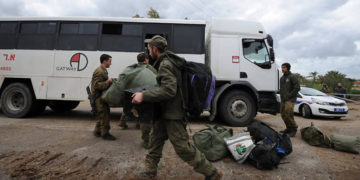 Tropas de las FDI desplegadas en la frontera de Gaza (Foto: Avi Rokah)