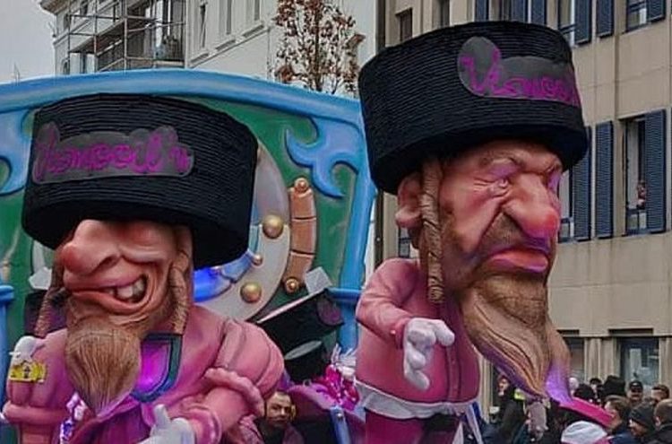 Carnaval de Bélgica duplicará aún más sus elementos antisemitas