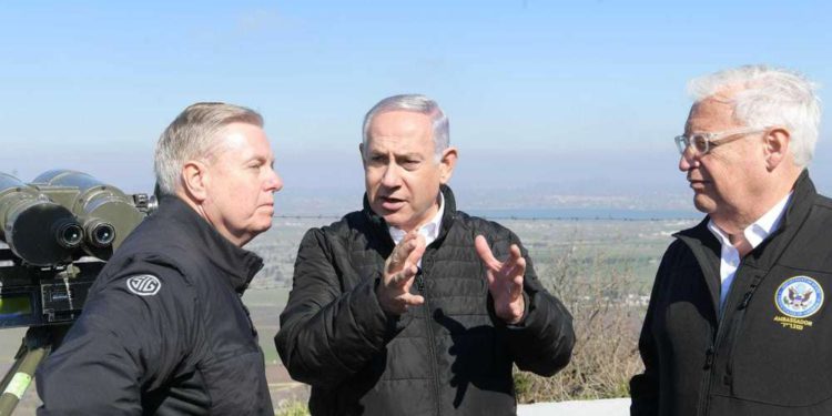 Graham, aliado de Trump dice que presionará a la Casa Blanca para reconocimiento del Golán