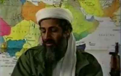 Osama bin Laden (crédito de foto: captura de pantalla de video CNN, YouTube)