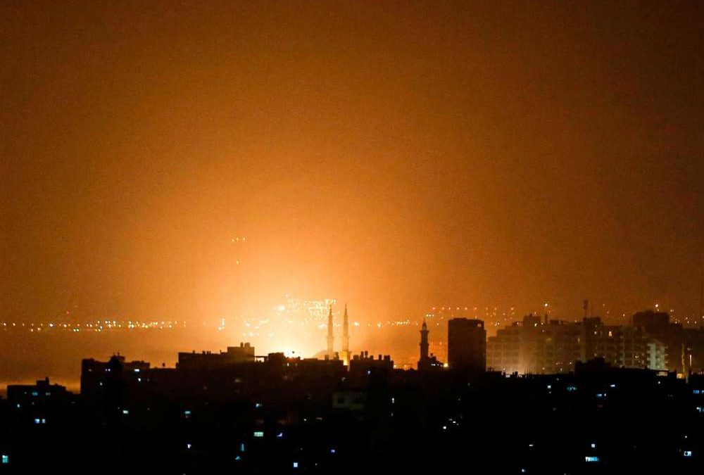 FDI golpean a más de 100 objetivos de Hamas en Gaza después del lanzamiento de cohetes a Tel Aviv