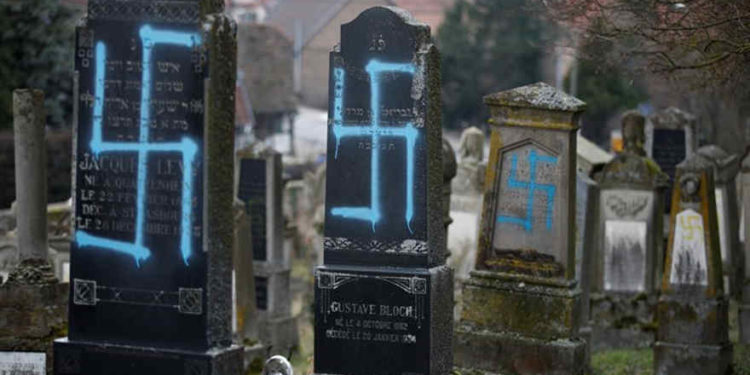 Cementerio judío profanado en el suroeste de Francia