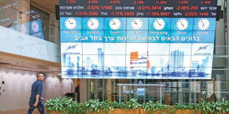 Bolsa de Tel Aviv cae junto a otros mercados mundiales en medio del pánico por el coronavirus