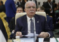 El Ministro de Relaciones Exteriores de la Autoridad Palestina, Riyad al-Maliki, asiste a la sesión de apertura de los Ministros de Asuntos Exteriores árabes reunidos antes de la Cumbre Árabe, en Túnez, el 29 de marzo de 2019. (Foto AP / Hussein Malla)