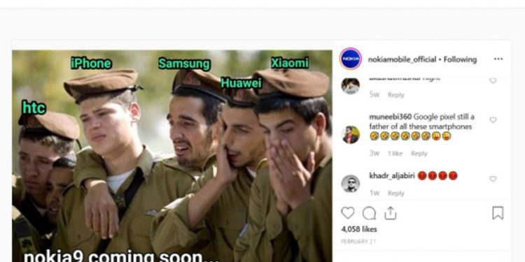 Fans de Nokia usan soldados de las FDI para promover el teléfono