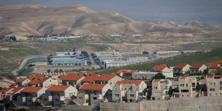 La ciudad de Ma'ale Adumim, uno de los poblados israelíes más grandes de Cisjordania. (Yonatan Sindel / Flash 90)
