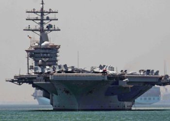 “El video de un avión no tripulado iraní sobre un portaaviones estadounidense parece tener años”
