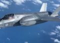 Cazas F-35 de la Real Fuerza Aérea Británica en ejercicio debut de guerra conjunta