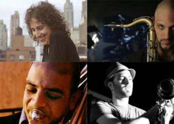 En el sentido de las agujas del reloj, desde la parte superior izquierda: Anat Fort, Eli Degibri, Avishai Cohen, Rafi Malkiel.
Arne Reimer / cortesía del artista / Orit Pnini / cortesía del artista