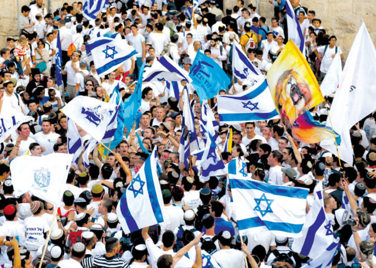 Día de CELEBRAR JERUSALÉN: 'Israel no es especial porque es una democracia. Israel es especial porque es el único estado judío en la faz de este planeta '. (Crédito de la foto: MARC ISRAEL SELLEM)