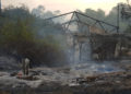 Daños causados ​​por incendios que se registraron en todo Israel, 23 de mayo. (Crédito de la foto: SERVICIO DE INCENDIO Y RESCATE)