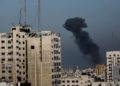 Bombardeo de las FDI en Gaza (Foto: EPA)