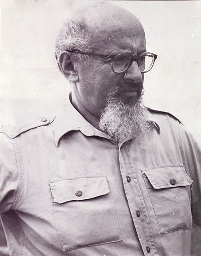 Yitzhak Sadeh, comandante del Palmach y fundador de la FDI (Foto: GPO)